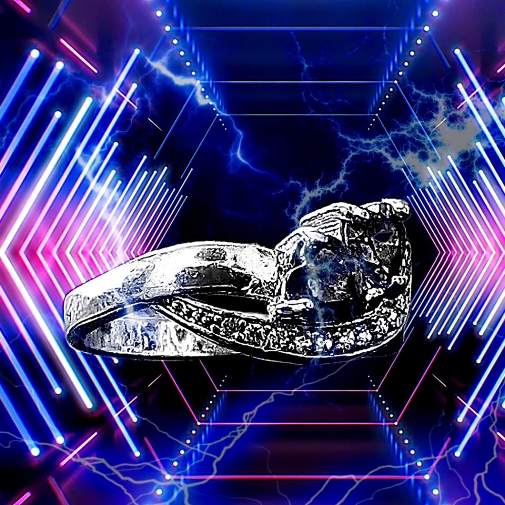 925 Sterling Silver alexandrite ring